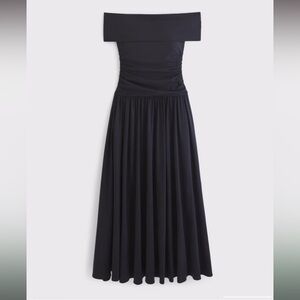 Elegant Black Off-Shoulder Dress